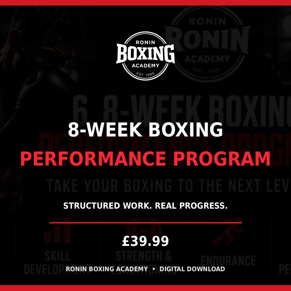 Ronin Boxing Academy 8-Week Boxing Performance Program digital program cover