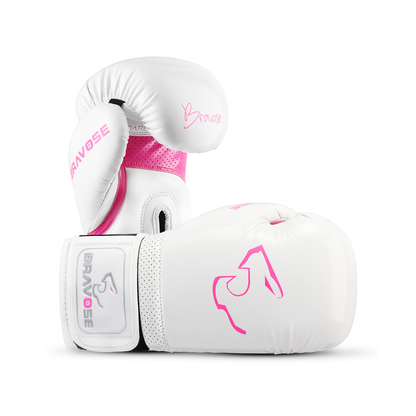 Alpha White Pink (sparring glove)