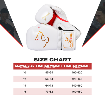 Alpha White & Red (sparring glove)