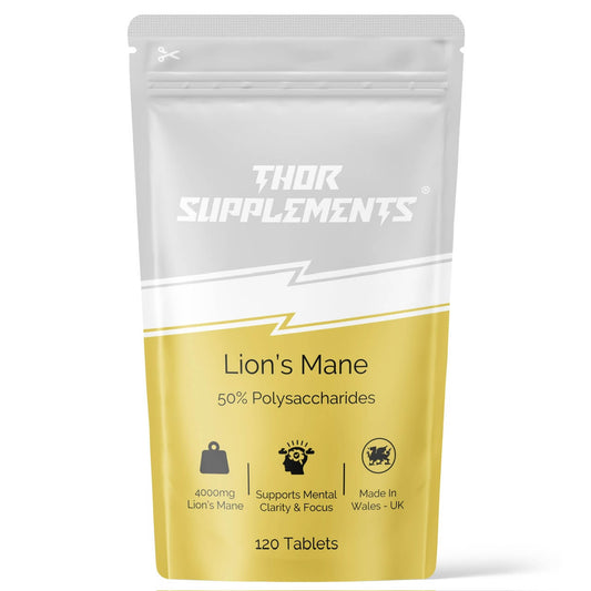 Lion's Mane | 50% Polysaccharides | 120 Tablets
