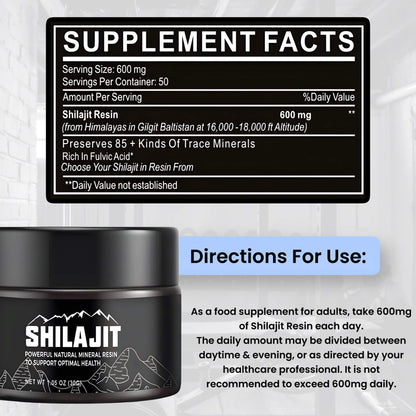 Himalayan Shilajit Resin | 30g | Pure Extract