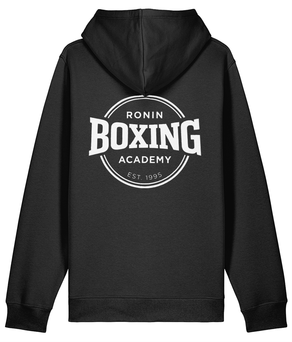 White 25cm Ronin logo centred on the upper back
