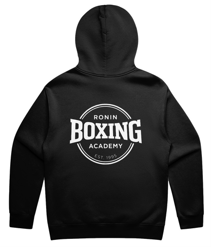 White 25cm Ronin logo centred on the upper back