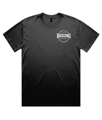 Ronin oversized pump-cover T-shirt with white 10cm left-chest logo