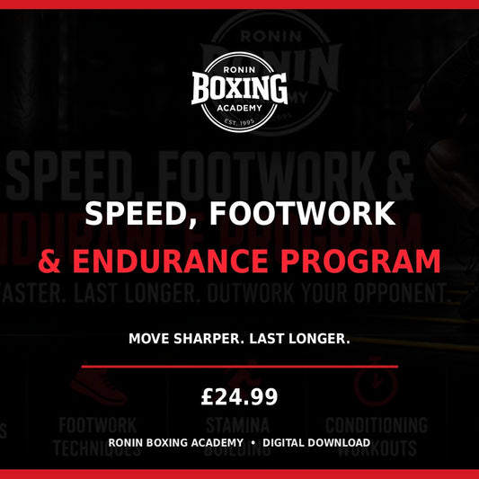 Ronin Boxing Academy Speed, Footwork & Endurance Program digital program cover